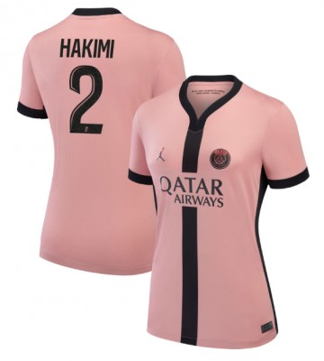 Paris Saint-Germain Achraf Hakimi #2 Replika Tredjetrøje Dame 2024-25 Kortærmet